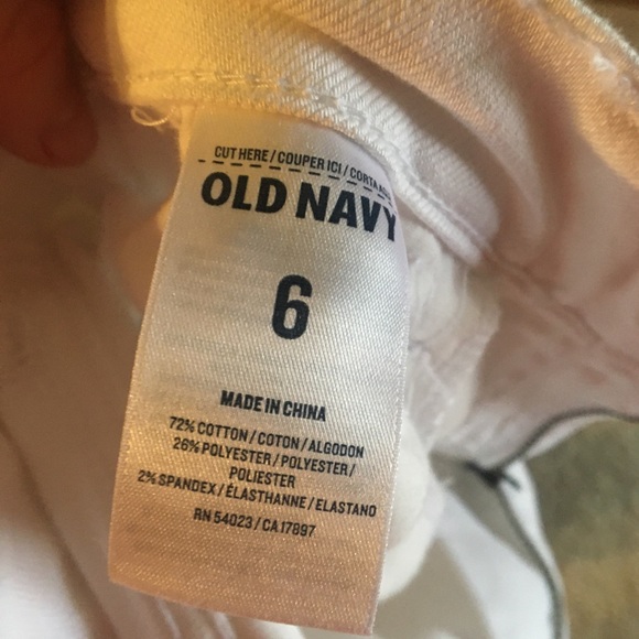 Old Navy white jeans - Picture 4 of 4